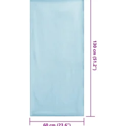 vidaXL Buiten Stoel Handdoeken 2 st Blauw 130 x 60 cm