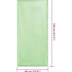 vidaXL Buiten Stoel Handdoeken 2 st Groen 130 x 60 cm