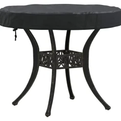 vidaXL Buiten Tafel Hoes 62 x 62 x 10 cm 210D Oxford Stof Rond