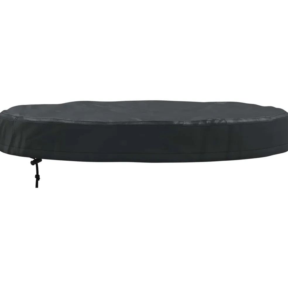 vidaXL Buiten Tafel Hoes 62 x 62 x 10 cm 210D Oxford Stof Rond