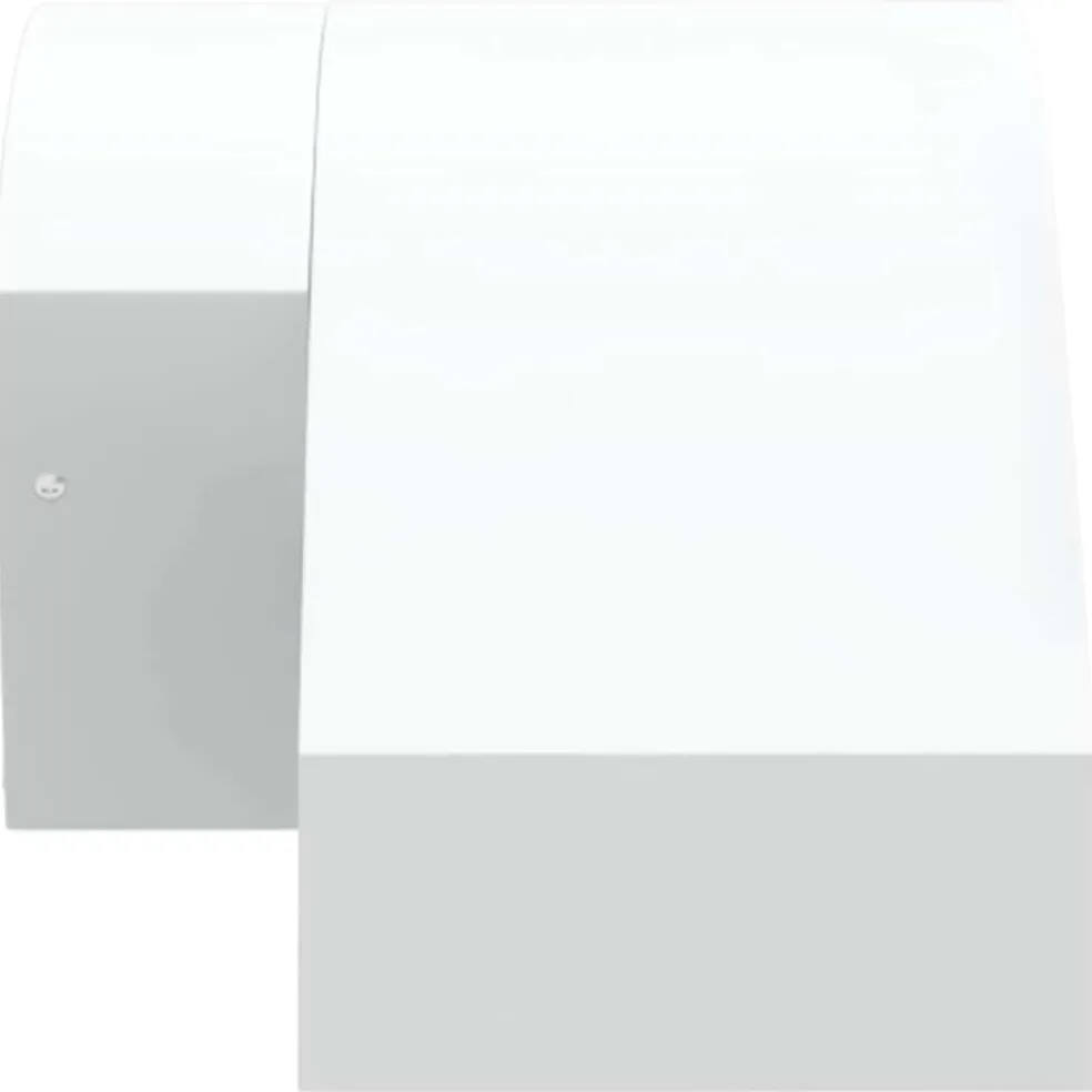 vidaXL Buitenwandlampen 2 st LED gegoten aluminium wit
