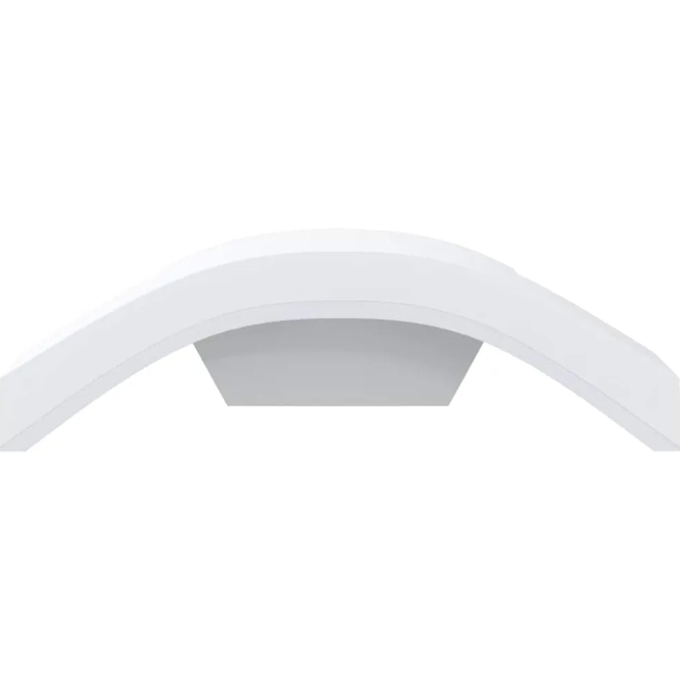 vidaXL Buitenwandlampen 2 st LED gegoten aluminium wit