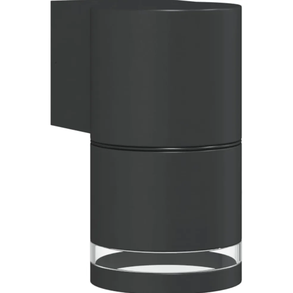vidaXL Buitenwandlamp gegoten aluminium zwart