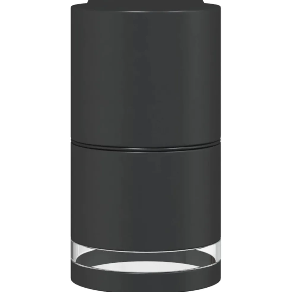 vidaXL Buitenwandlamp gegoten aluminium zwart