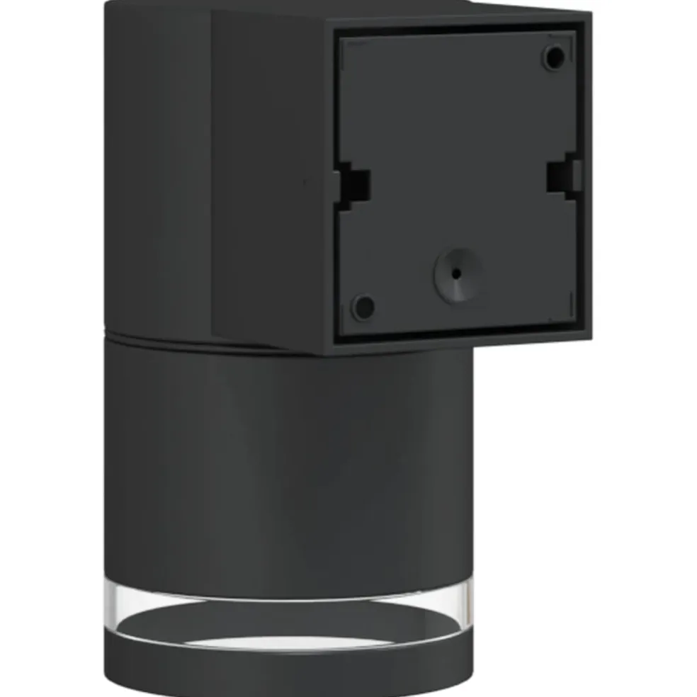 vidaXL Buitenwandlamp gegoten aluminium zwart
