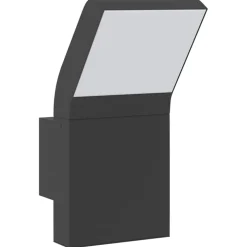 vidaXL Buitenwandlamp LED gegoten aluminium zwart