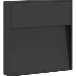 vidaXL Buitenwandlamp LED gegoten aluminium zwart