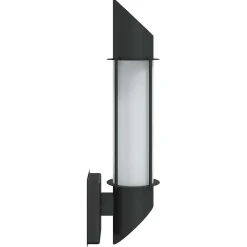 vidaXL Buitenwandlamp roestvrij staal zwart