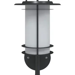 vidaXL Buitenwandlamp roestvrij staal zwart