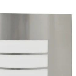 vidaXL Buiten Wandlamp zilver 23,5 x 9 x 26 cm