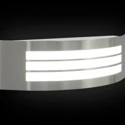 vidaXL Buiten Wandlamp zilver 32 x 10 x 10 cm