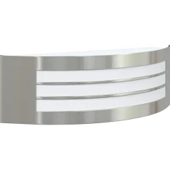 vidaXL Buiten Wandlamp zilver 32 x 10 x 10 cm