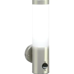 vidaXL Buiten Wandlamp Zilver 12 x 8,5 x 29 cm