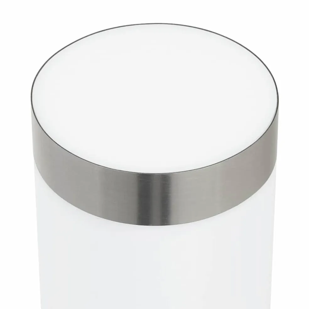 vidaXL Buiten Wandlamp zilver 15 x 7,5 x 33 cm