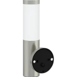 vidaXL Buiten Wandlamp zilver 15 x 7,5 x 33 cm