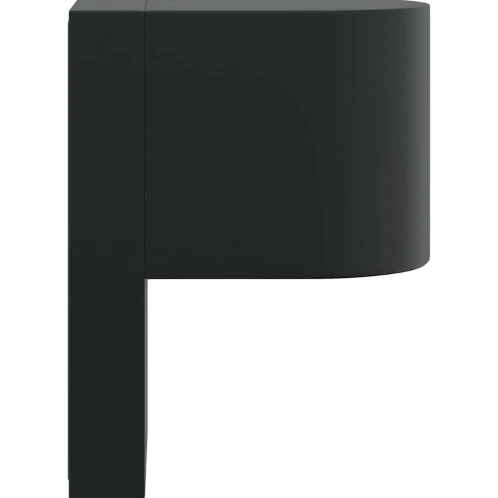 vidaXL Buiten Wandlamp Zwart 12 x 7 x 15 cm Roestvrij staal
