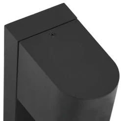 vidaXL Buiten Wandlamp Zwart 12 x 7 x 15 cm Roestvrij staal