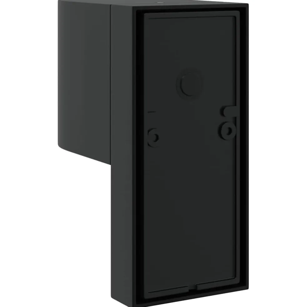 vidaXL Buiten Wandlamp Zwart 12 x 7 x 15 cm Roestvrij staal