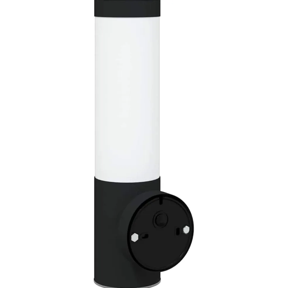 vidaXL Buiten Wandlamp Zwart 12 x 8,5 x 29 cm