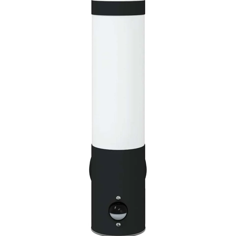 vidaXL Buiten Wandlamp Zwart 12 x 8,5 x 29 cm