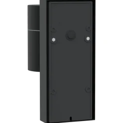 vidaXL Buiten Wandlamp Zwart 6,5 x 10,5 x 16 cm RVS en Glas