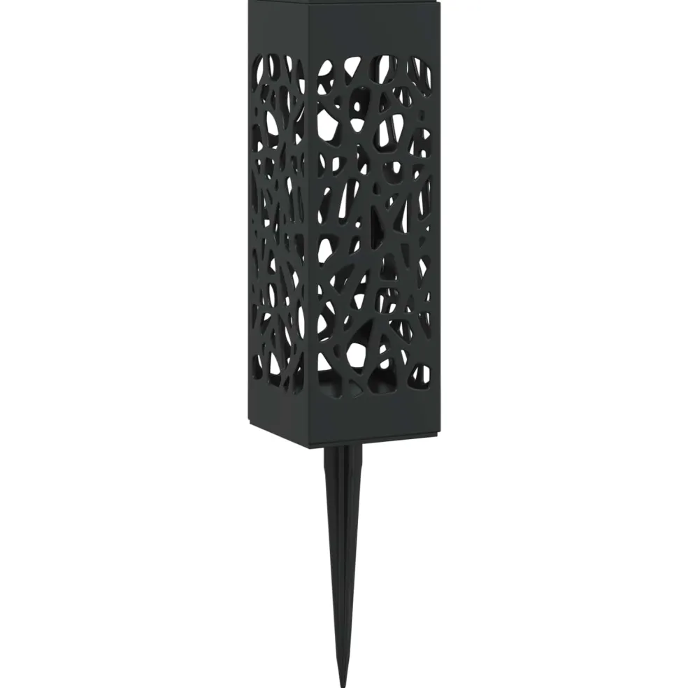 vidaXL Buitenzonne-lampen met grondpin 4 st Warmwit 29 cm PP