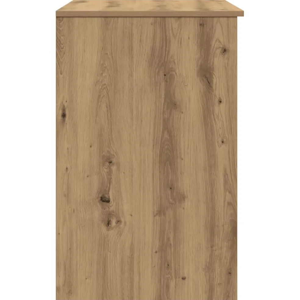 vidaXL Bureau ambachtelijk 86x49x76 cm spaanplaat eikenkleurig