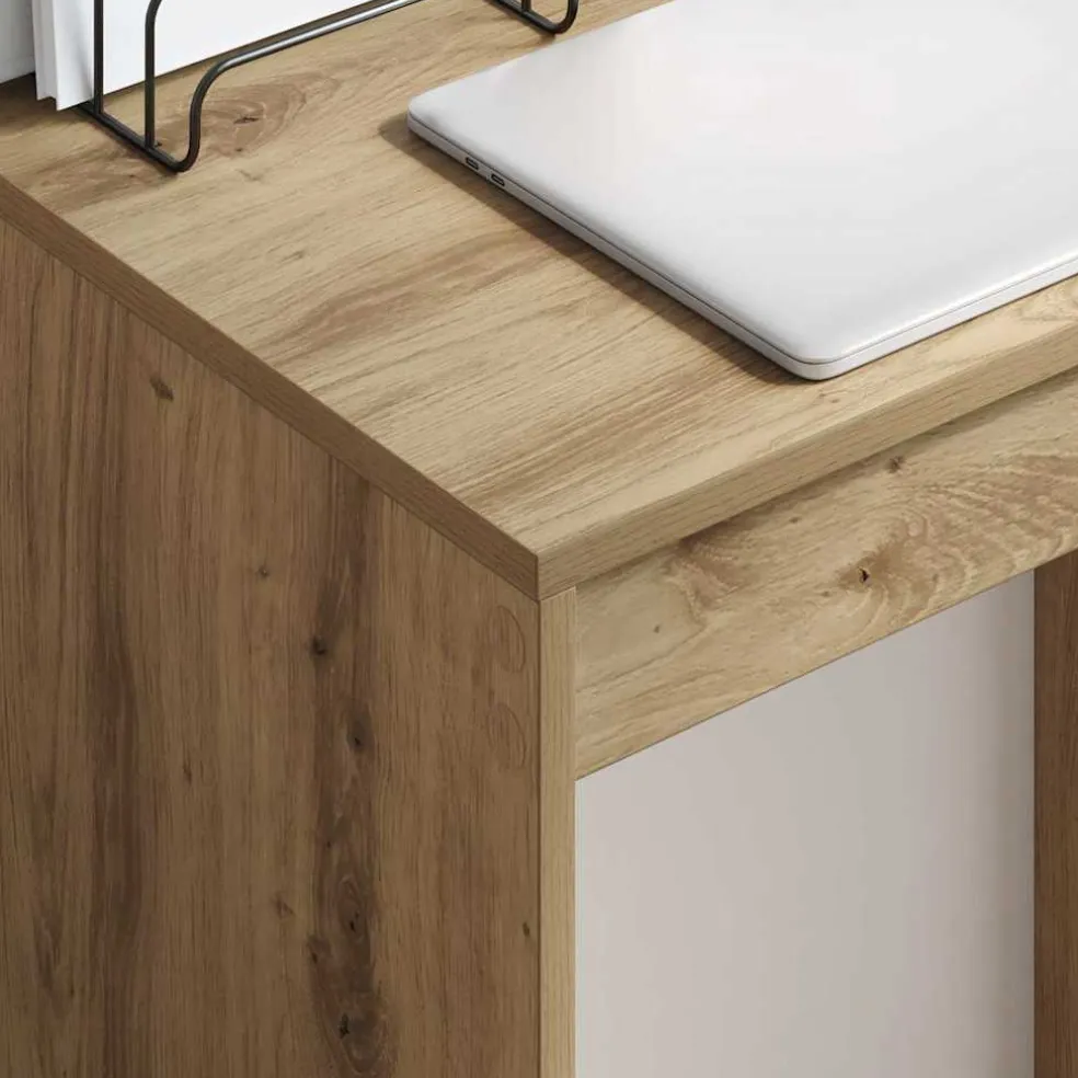 vidaXL Bureau Artisan Eiken 60 x 40 x 76 cm