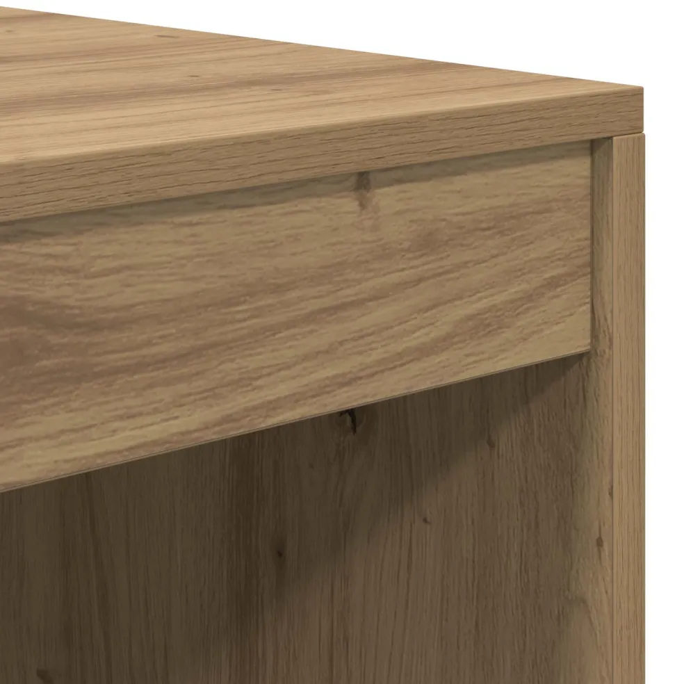 vidaXL Bureau Artisan Eiken 145.5 x 50 x 127 cm 2 st