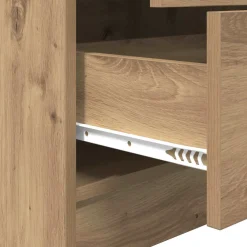 vidaXL Bureau Artisan Eiken 145.5 x 50 x 127 cm 2 st