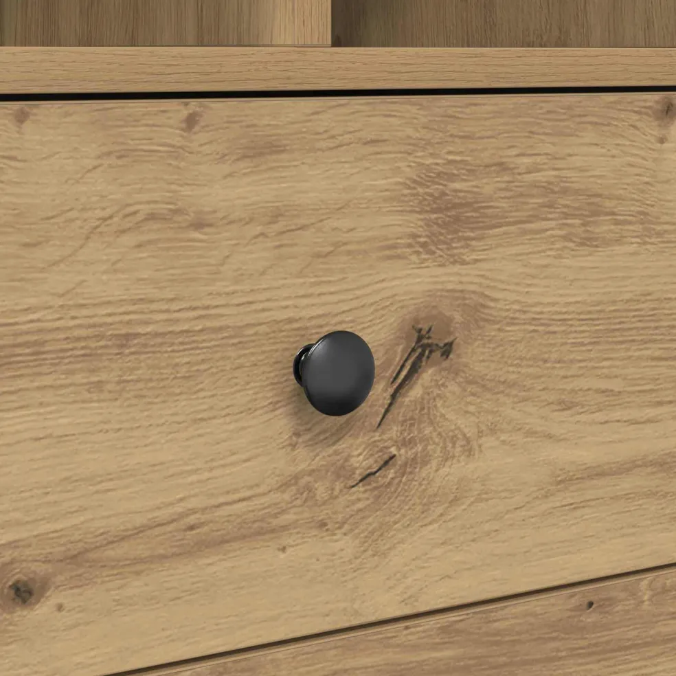 vidaXL Bureau Artisan Eiken 145.5 x 50 x 127 cm 2 st