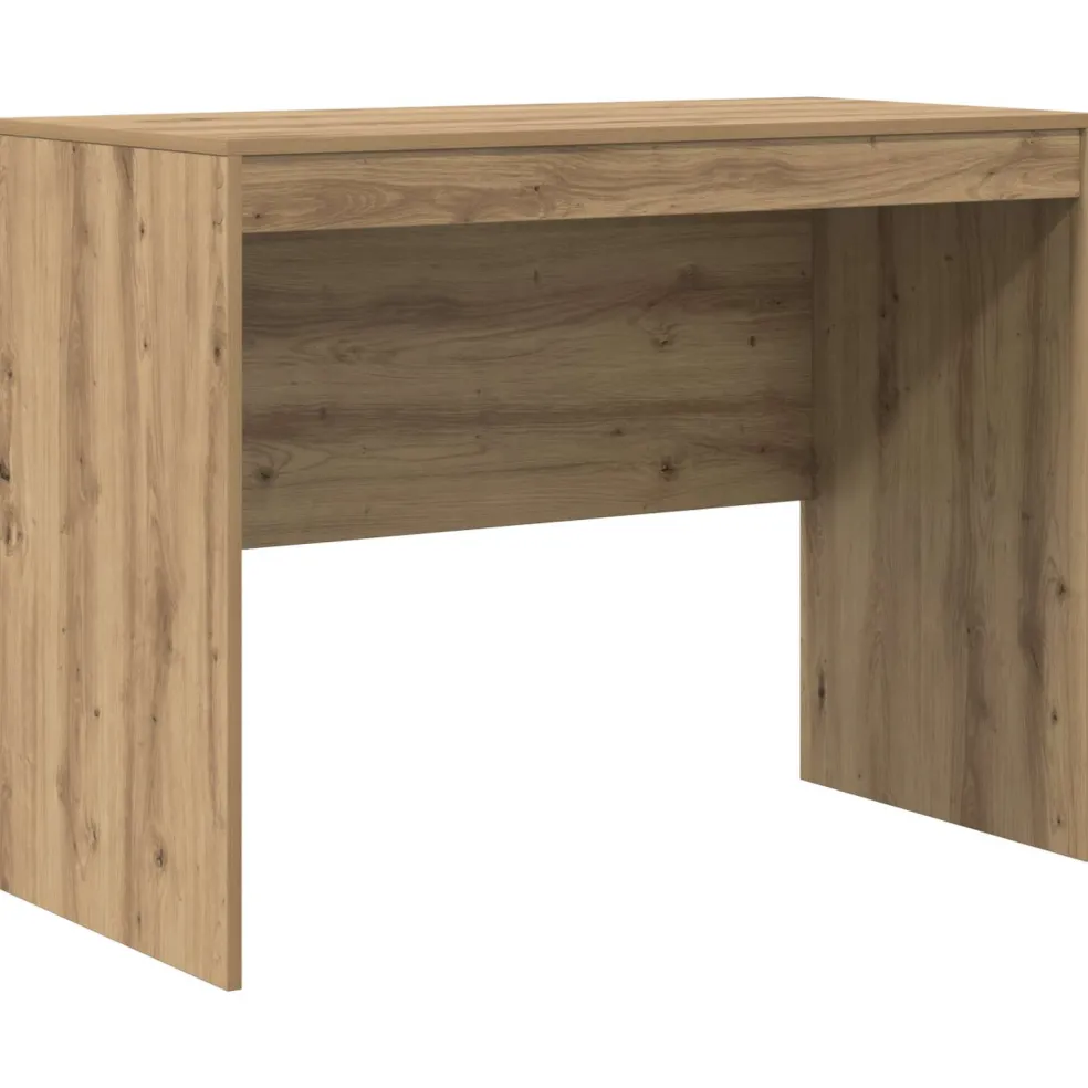 vidaXL Bureau Artisan Eiken 145.5 x 50 x 127 cm 2 st