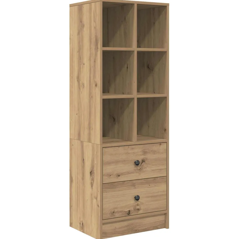 vidaXL Bureau Artisan Eiken 145.5 x 50 x 127 cm 2 st