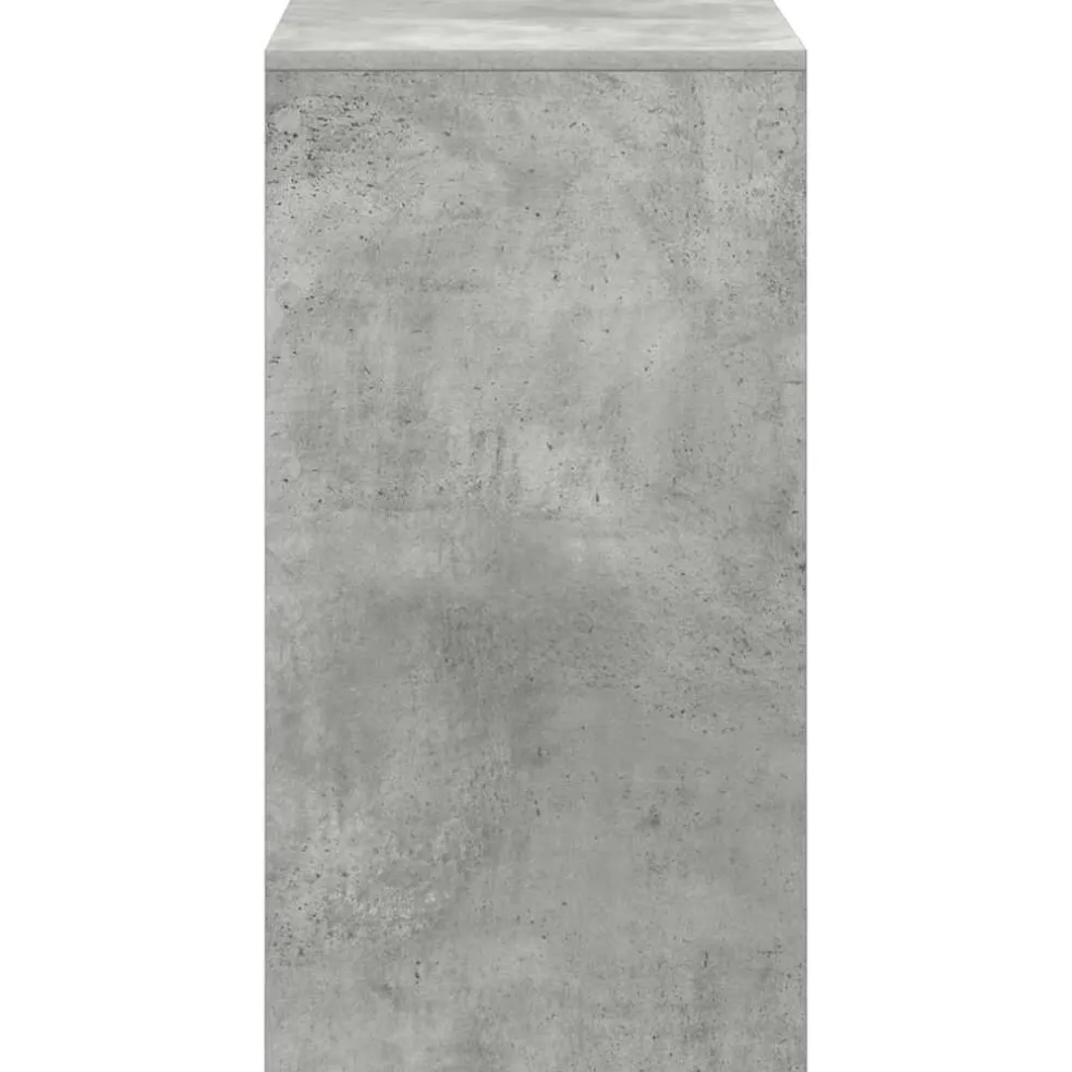 vidaXL Bureau Beton Grijs 60 x 40 x 76 cm