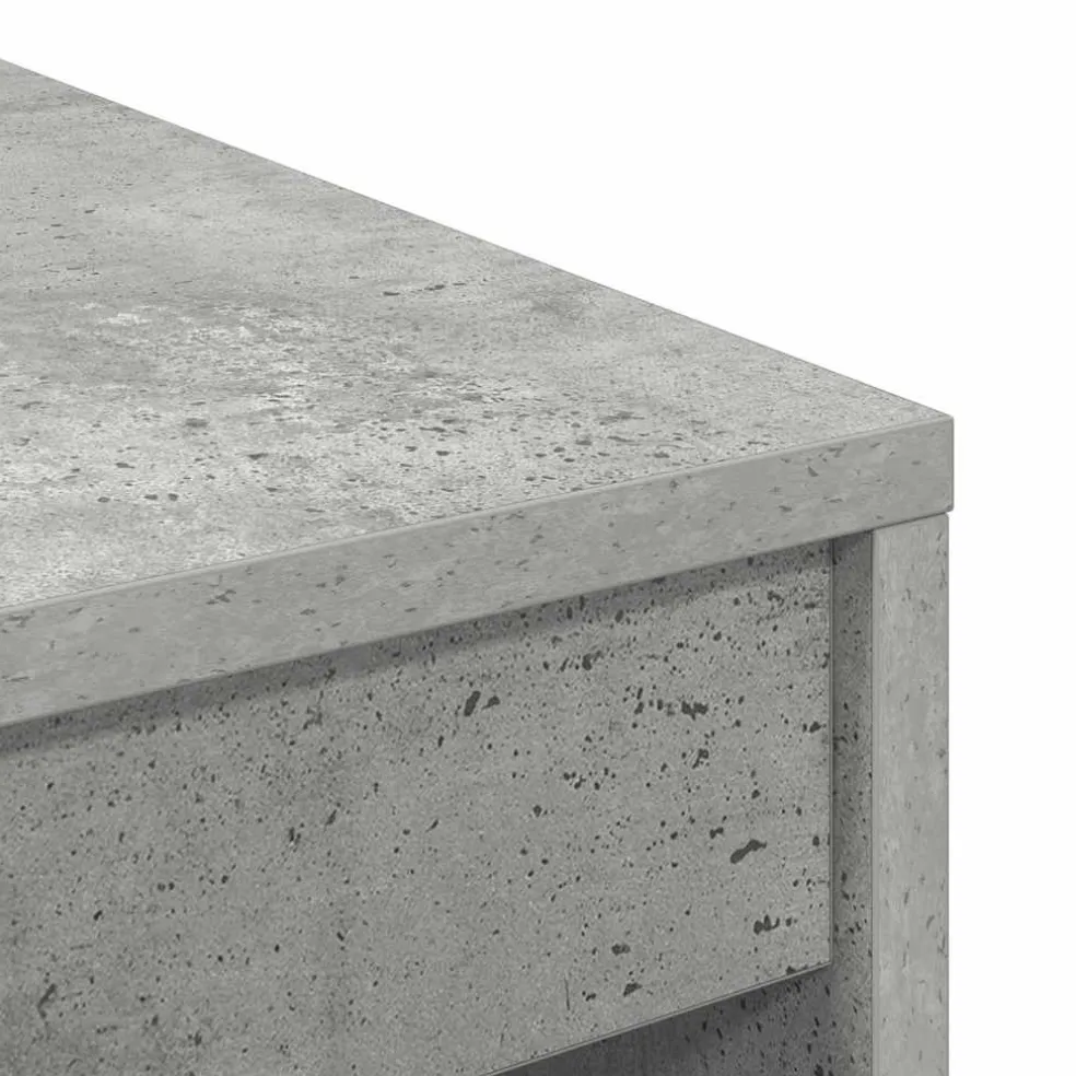 vidaXL Bureau Beton Grijs 60 x 40 x 76 cm