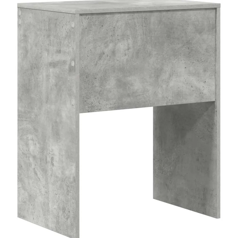 vidaXL Bureau Beton Grijs 60 x 40 x 76 cm