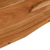 vidaXL Bureaublad rechthoekig 100x60x2,5 cm massief acaciahout