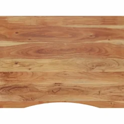vidaXL Bureaublad rechthoekig 110x80x2,5 cm massief acaciahout