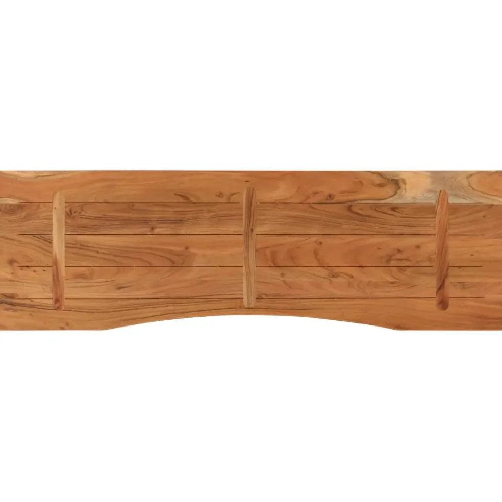 vidaXL Bureaublad rechthoekig 160x50x2,5 cm massief acaciahout