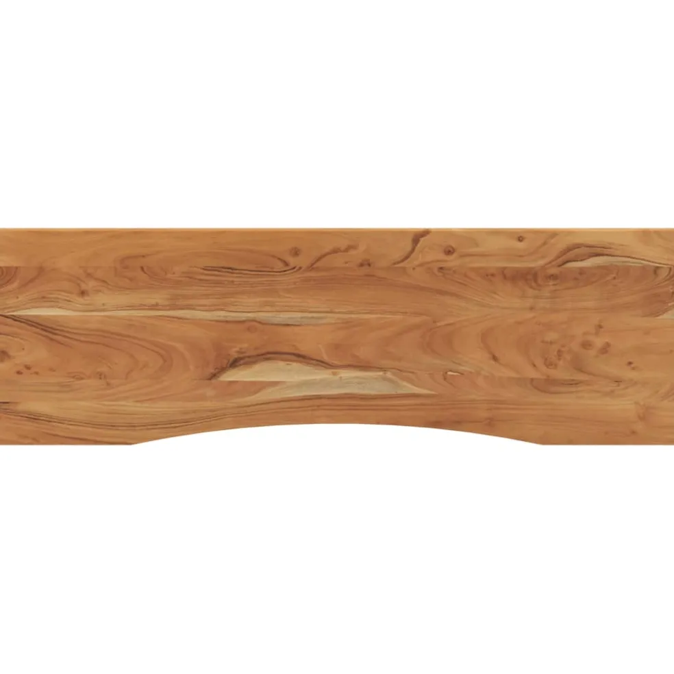 vidaXL Bureaublad rechthoekig 160x50x2,5 cm massief acaciahout