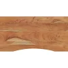 vidaXL Bureaublad rechthoekig 110x60x2,5 cm massief acaciahout