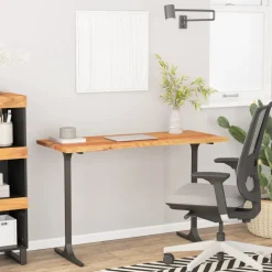 vidaXL Bureaublad rechthoekig 110x60x2,5 cm massief acaciahout