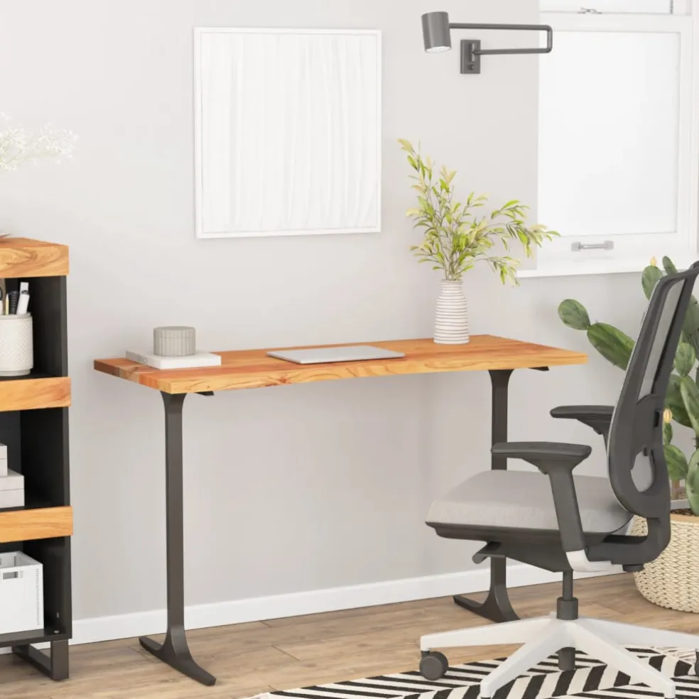vidaXL Bureaublad rechthoekig 110x60x2,5 cm massief acaciahout