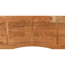 vidaXL Bureaublad rechthoekig 110x60x2,5 cm massief acaciahout