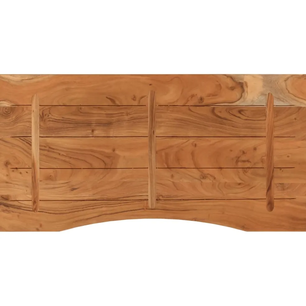 vidaXL Bureaublad rechthoekig 110x60x2,5 cm massief acaciahout