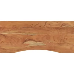 vidaXL Bureaublad rechthoekig 140x60x2,5 cm massief acaciahout