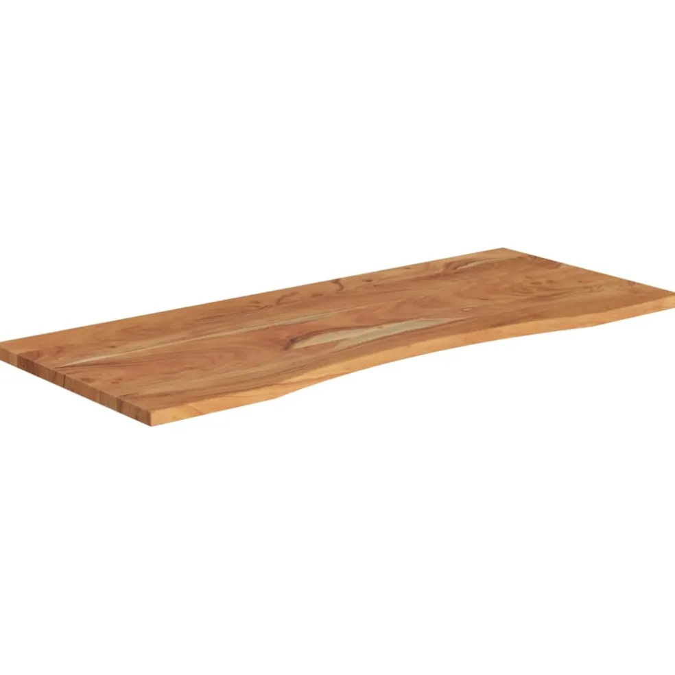 vidaXL Bureaublad rechthoekig 140x60x2,5 cm massief acaciahout
