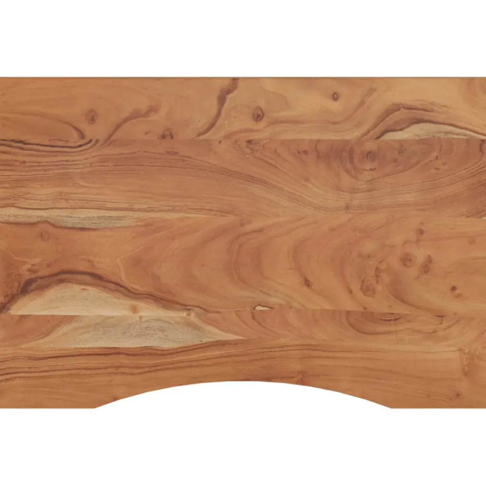 vidaXL Bureaublad rechthoekig 90x60x2,5 cm massief acaciahout
