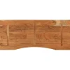 vidaXL Bureaublad rechthoekig 110x50x2,5 cm massief acaciahout