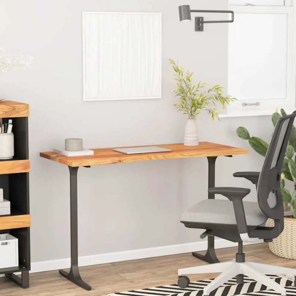 vidaXL Bureaublad rechthoekig 110x50x2,5 cm massief acaciahout